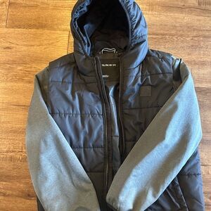 Under Armour Black and Gray Puffer Jacket